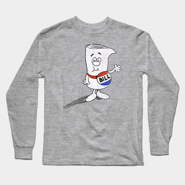 Bill - distressed Long Sleeve T-Shirt by ThirteenthFloor